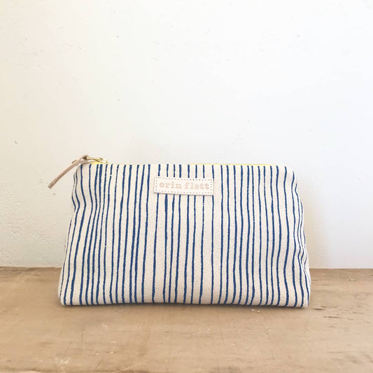Royal Skinny Stripe Makeup Bag