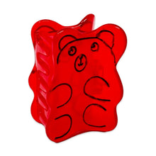 Load image into Gallery viewer, Mini Red Gummy Bear Hair Claw Clip
