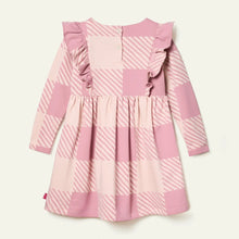 Load image into Gallery viewer, Recycled Cotton Buffalo Check Ruffledress
