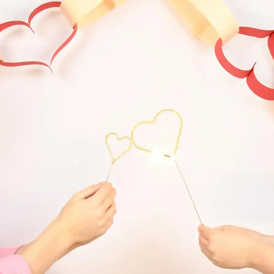 Big 8" Gold Heart Wand Candle - Bon Bon