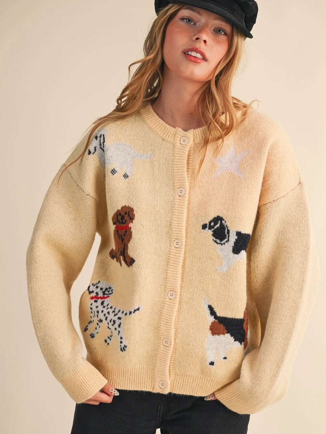 Dog Cardigan Sweater