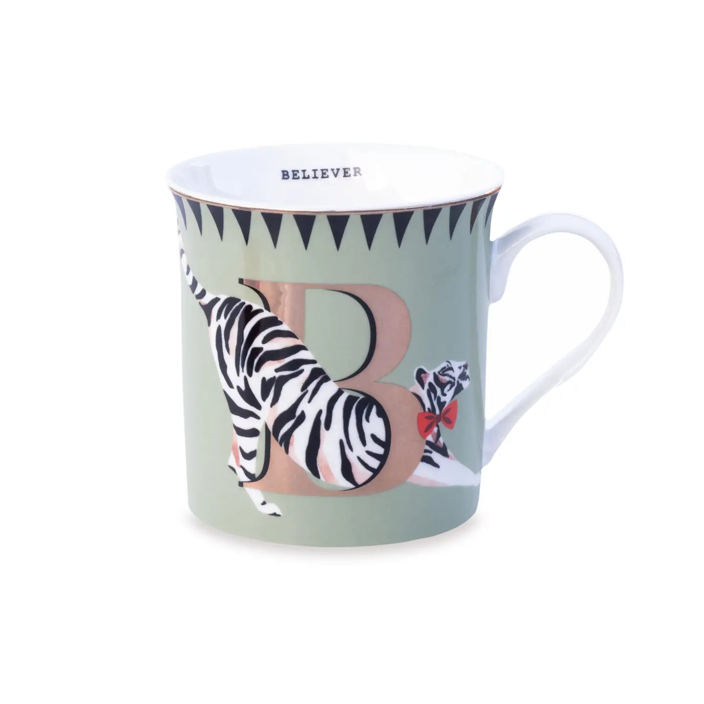 Yvonne Ellen the Gold Edition Alphabet Mugs
