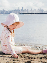 Load image into Gallery viewer, Kids Cotton Floppy Hat | Pink Stripes
