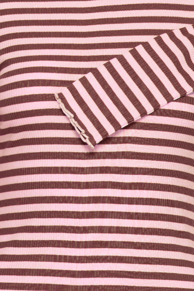 Bysinne Rib L/S Stripe Tee