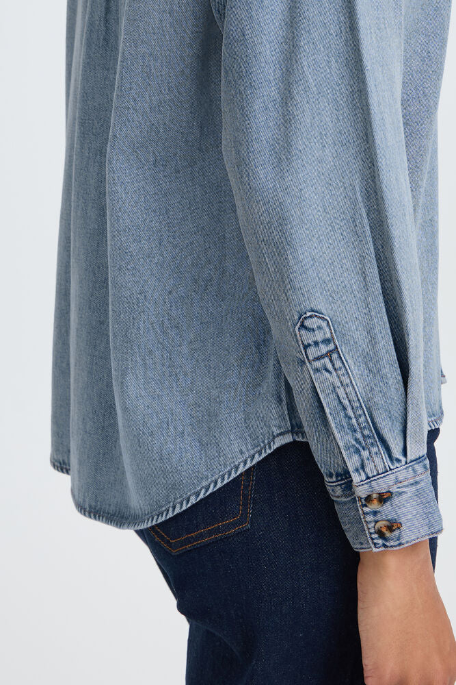 Bylevena SHIRT - Light Blue Denim