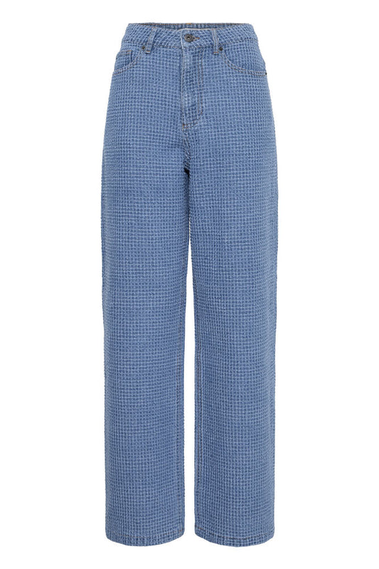 IhIsalia denim wide leg pant