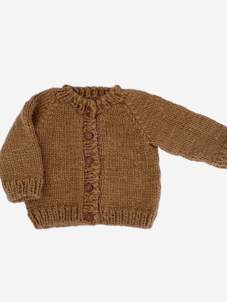 Classic Cardigan Sweater - Walnut