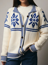 Load image into Gallery viewer, Snowflake Graphic Cardigan
