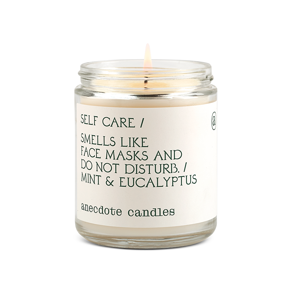 Self Care (Mint & Eucalyptus) Glass Jar Candle