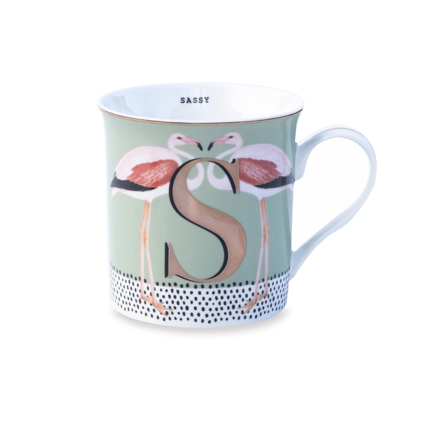 Yvonne Ellen the Gold Edition Alphabet Mugs