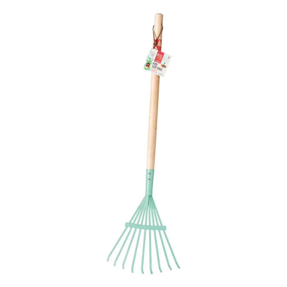 Beetle & Bee Kid's Metal Leaf Rake