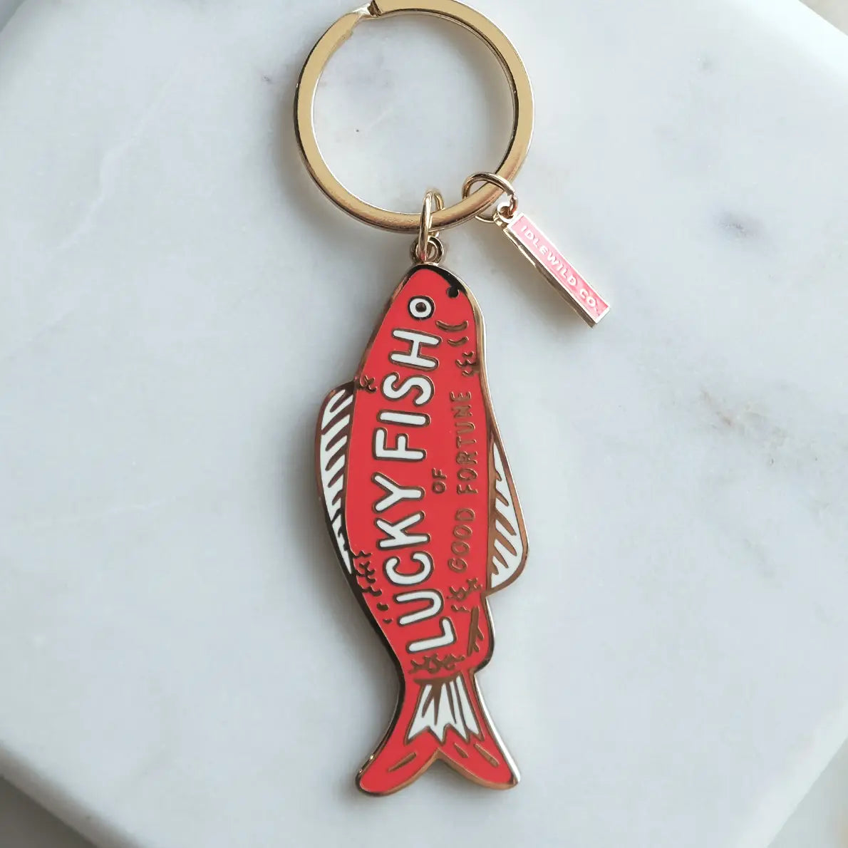 Enamel Keychain | Good Fortune Fish