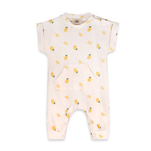 Load image into Gallery viewer, Lemon Kangaroo Pocket Baby Jumpsuit
