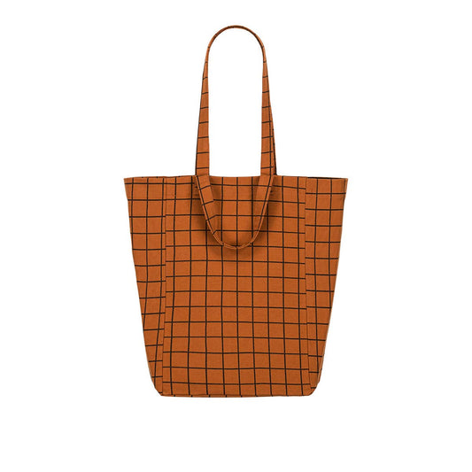 Elisabeth Tote Bag - Check Ginger