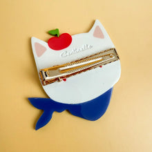 Load image into Gallery viewer, Apples Kitty Cat Alligator Hair Clip
