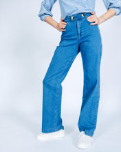 Load image into Gallery viewer, Perfect Playlist Denim Trouser
