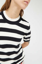 Load image into Gallery viewer, Striped Short Sleeve Sweater
