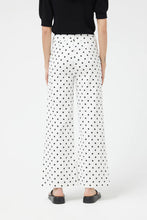 Load image into Gallery viewer, White Polka Dot Straight Jeans

