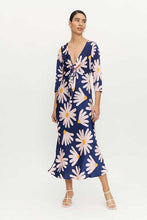 Load image into Gallery viewer, Long Floral Tie Front Dress
