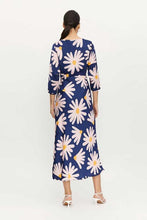 Load image into Gallery viewer, Long Floral Tie Front Dress
