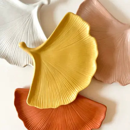 Ginkgo Leaf Trays - Several Colors