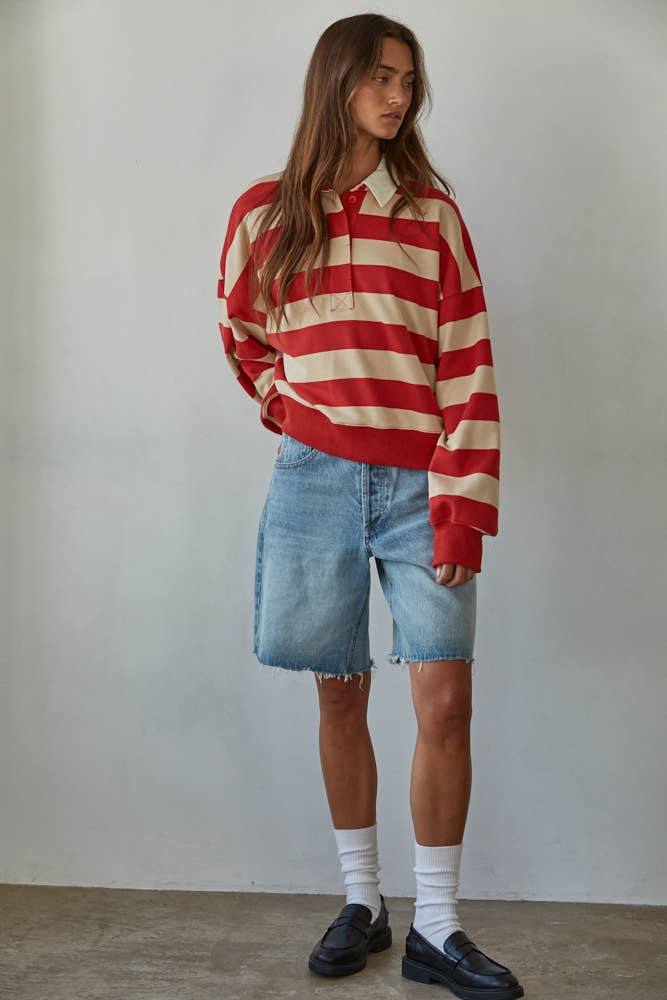 Striped Polo - Two Colors