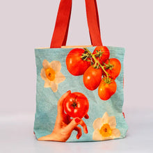 Load image into Gallery viewer, Canvas Tote, Tomatoes Are the Best
