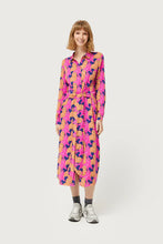 Load image into Gallery viewer, Cat Print Shirt Dress
