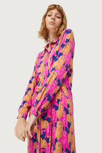 Load image into Gallery viewer, Cat Print Shirt Dress
