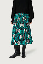 Load image into Gallery viewer, Large Brigitte Print Pleated Midi Skirt
