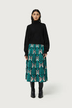 Load image into Gallery viewer, Large Brigitte Print Pleated Midi Skirt
