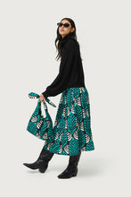 Load image into Gallery viewer, Large Brigitte Print Pleated Midi Skirt
