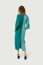 Load image into Gallery viewer, Color Block Long Dress - Green
