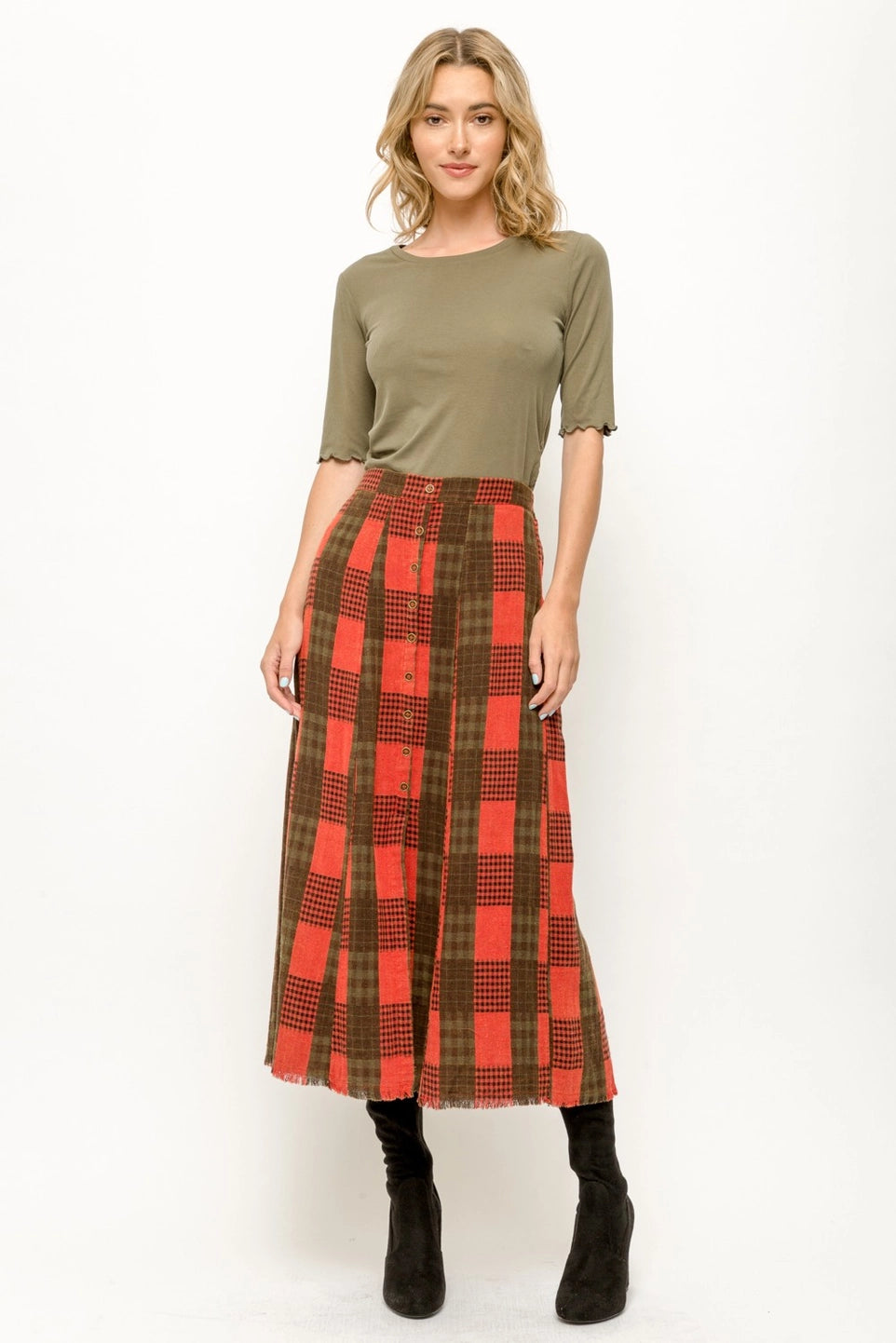 Plaid Skirt