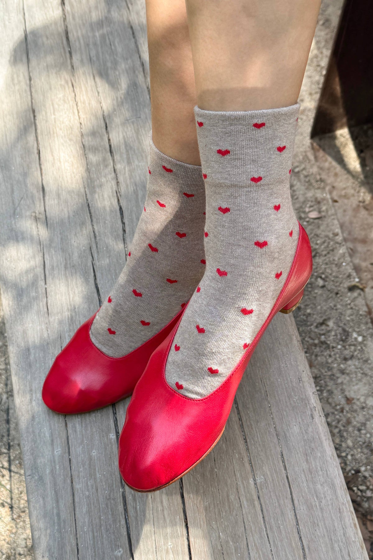 Heart Sneaker Socks - Several Colors