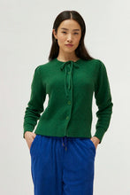 Load image into Gallery viewer, Bow Knit Cardigan - Green
