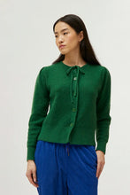 Load image into Gallery viewer, Bow Knit Cardigan - Green
