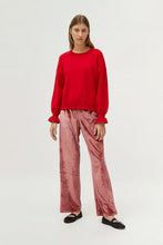 Load image into Gallery viewer, Cuff Detail Sweater - Red
