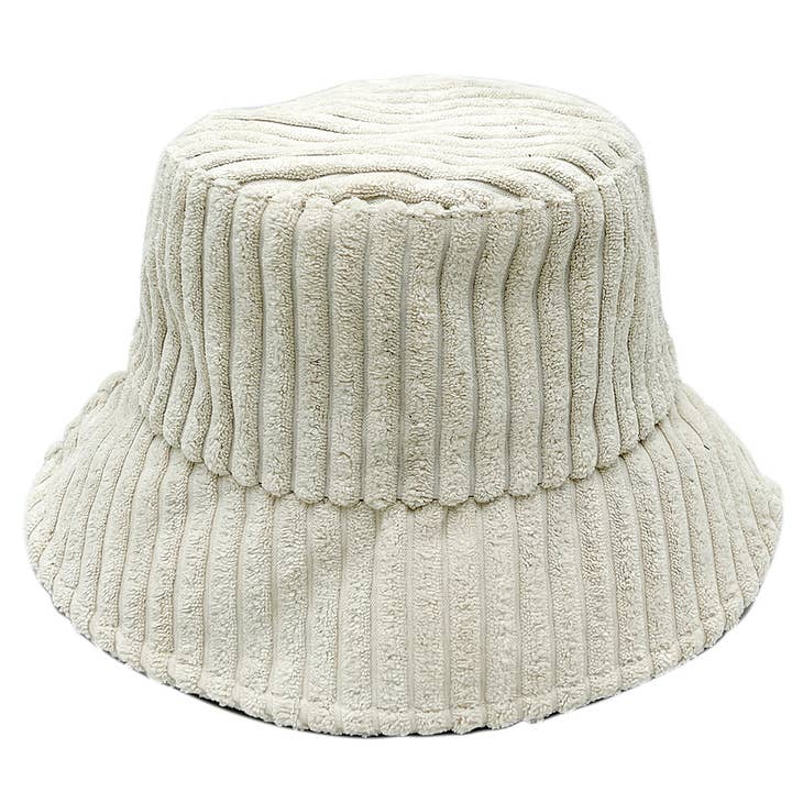 Solid Corduroy Bucket Hat - Several Colors