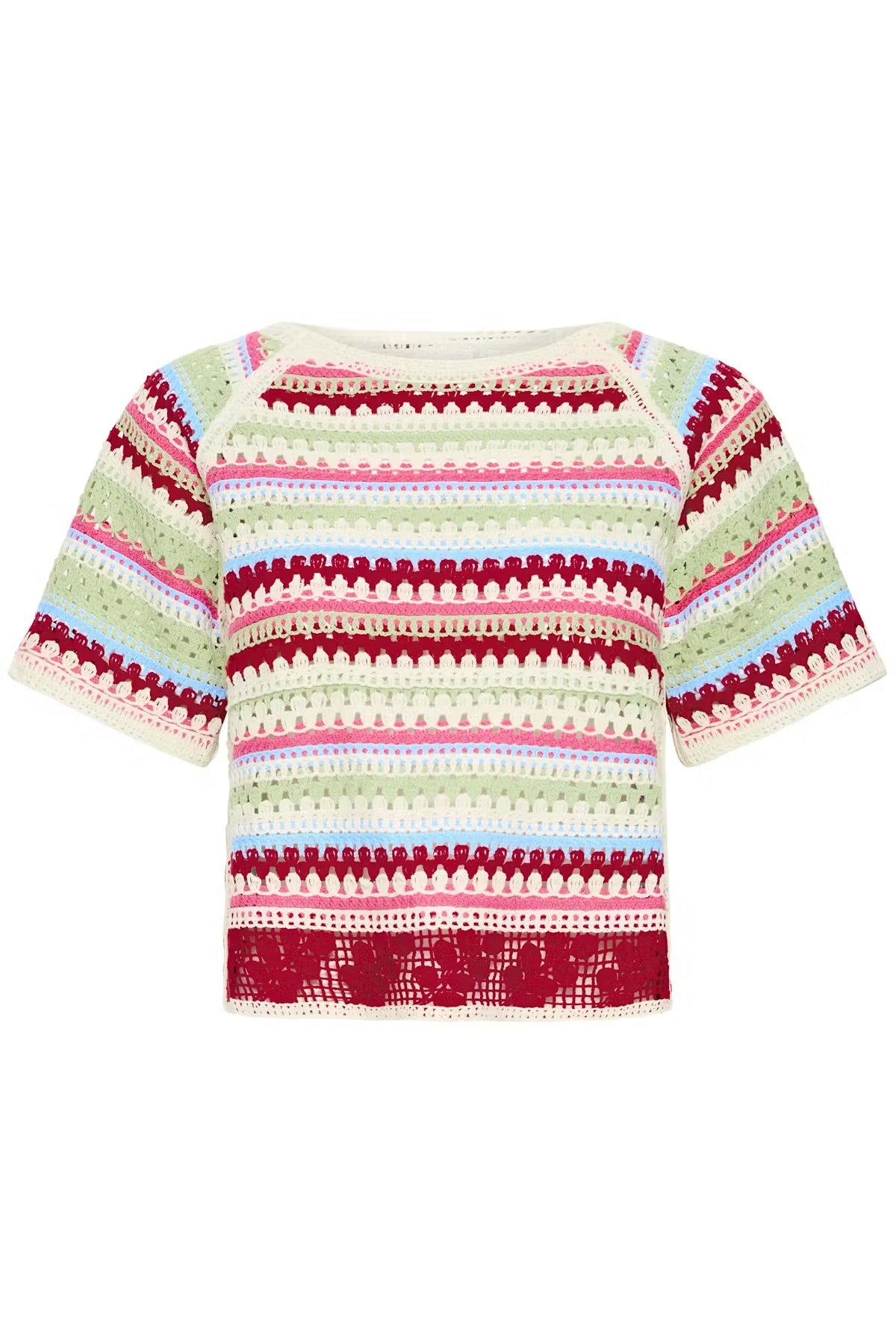 Striped Crochet Top