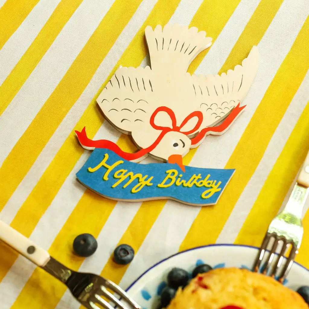Happy Birthday Bird - Die Cut Card