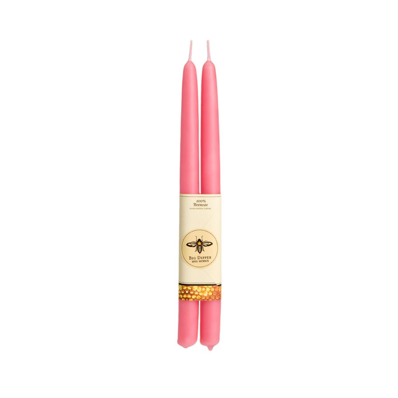 100% Pure Beeswax Tapers - Several Colors