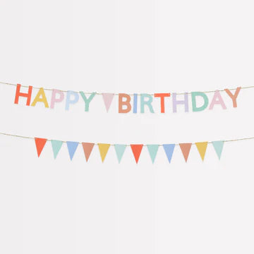 Happy Birthday Mini Matchbox Garland Set