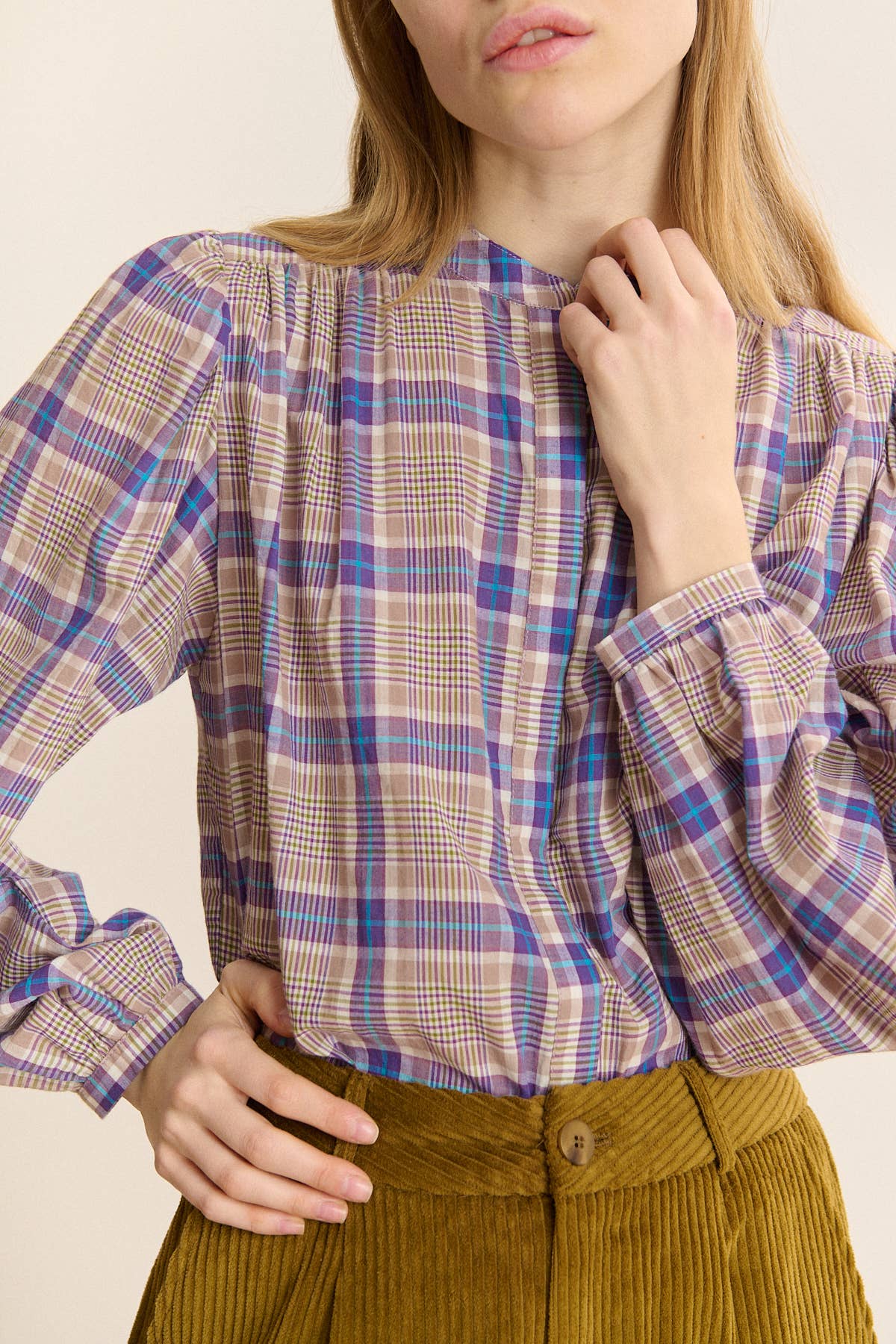 Checked Ketty Blouse