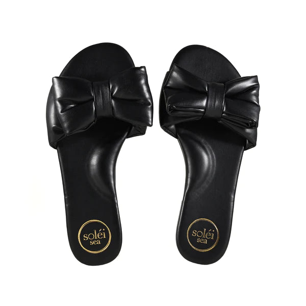 RAFIE Bow Sandal - Black