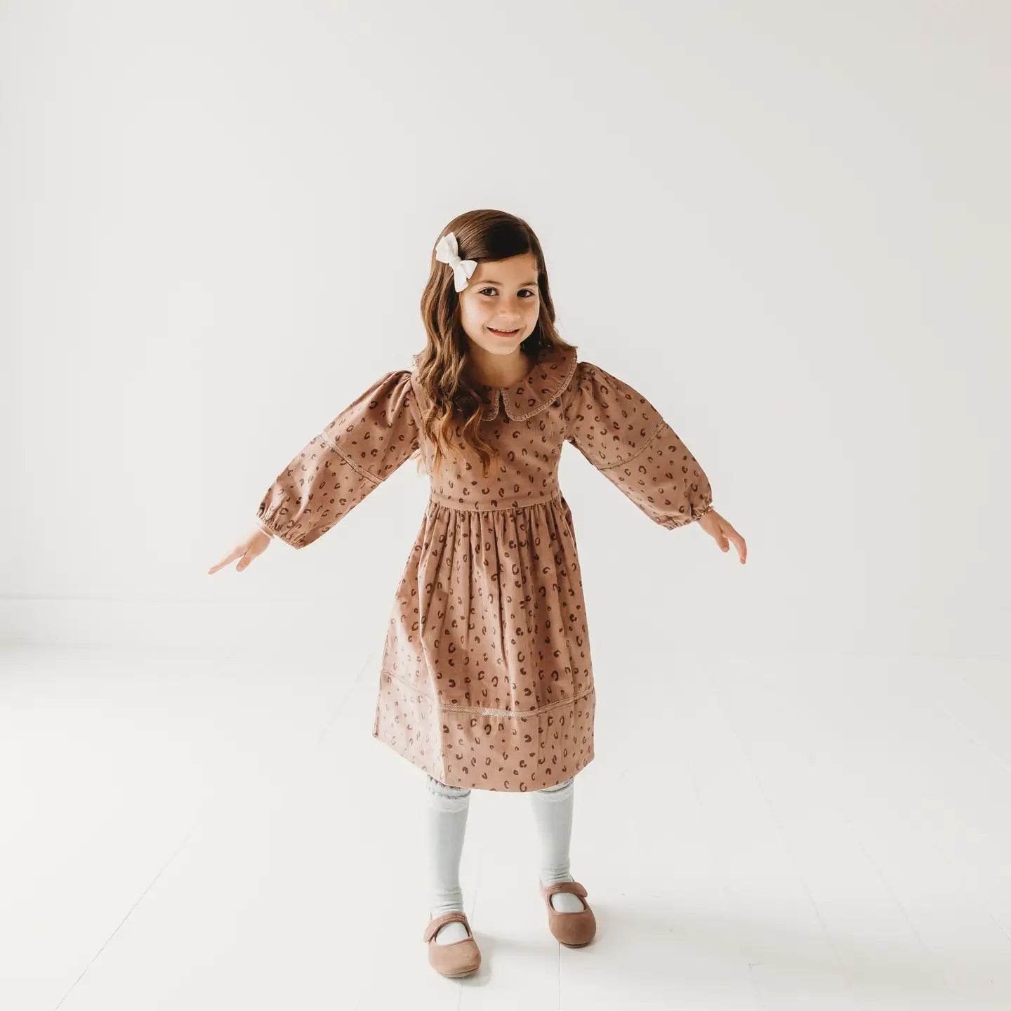 Cord Crush Animal Print Dress