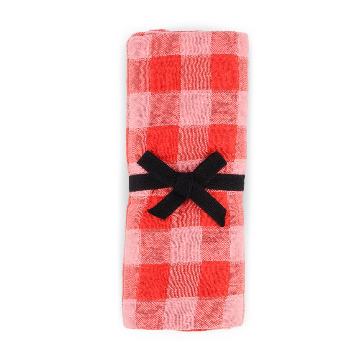Bianca Scarf  - Gingham Red/Pink