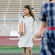 Load image into Gallery viewer, Organic Peter Pan Collar Sweater Dress

