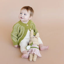 Load image into Gallery viewer, Cotton Brioche Cardigan - Green
