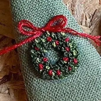 Embroidered Holiday Hair Barrettes - Several Styles